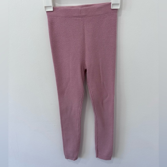 Cat & Jack Girl’s Solid Ribbed Leggings - 5t - Picture 1 of 5